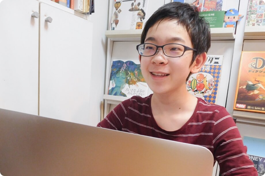 宇枝礼央さん(12)